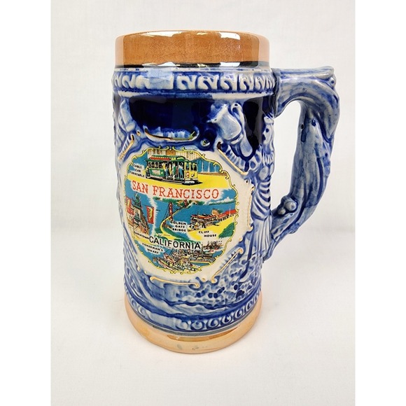 Budweiser Other - EFFCO San‎ Francisco CA California Beer Mug Stein Made in Japan Oktoberfest Malt